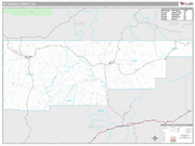 Rio Blanco Wall Map Premium Style